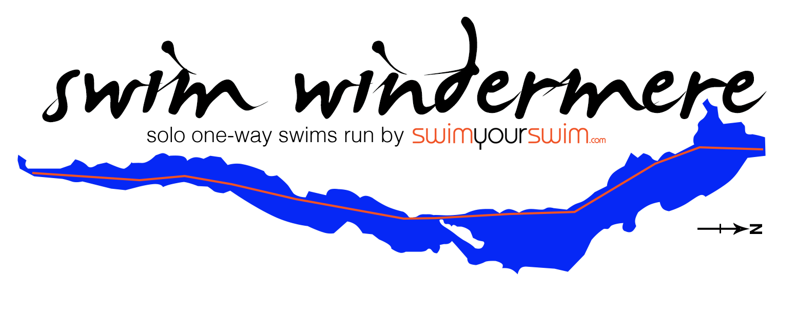 Swim Windermere solo one way! swimyourswim